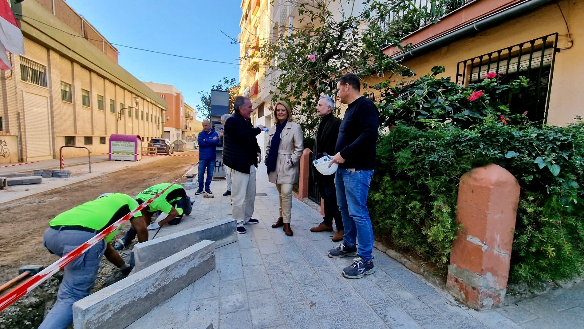 Las obras de la calle Santísimo en Motril resuelven la defectuosa ejecución realizada en 2007